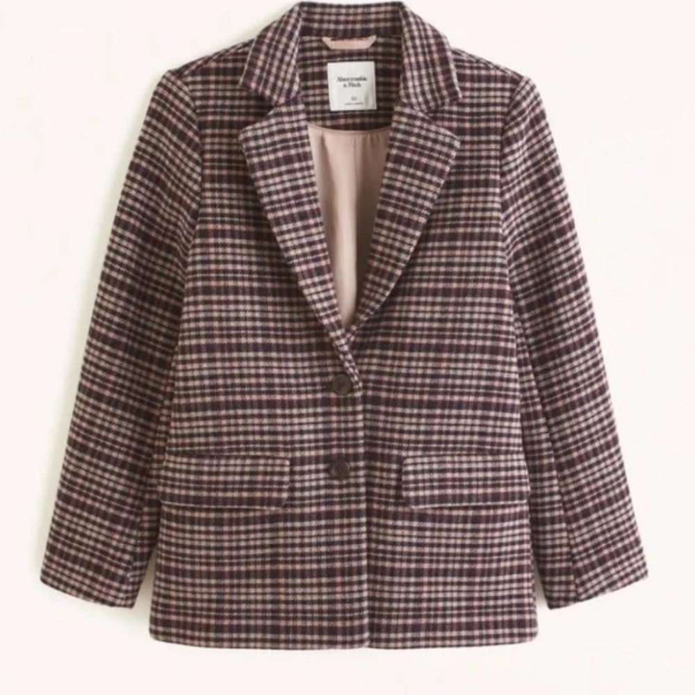 NWT Abercrombie Heavyweight Wool-Blend Blazer Coat XL